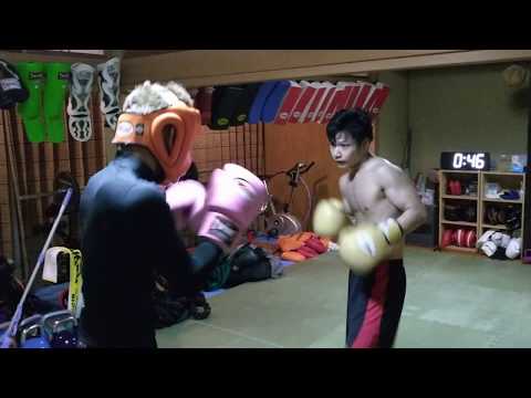 ボクシングスパーリング　マッチーvsマッシー【佐野市キックボクシング】sexy boy【TeamYU-TO】