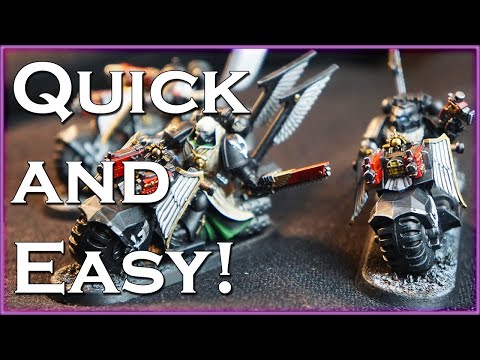 QUICK & EASY Ravenwing Painting!
