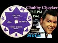 Chubby Checker | The Jet | Fermata 78 rpm | 1961 Brazil