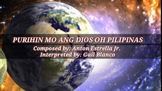 PURIHIN MO ANG DIOS OH PILIPINAS