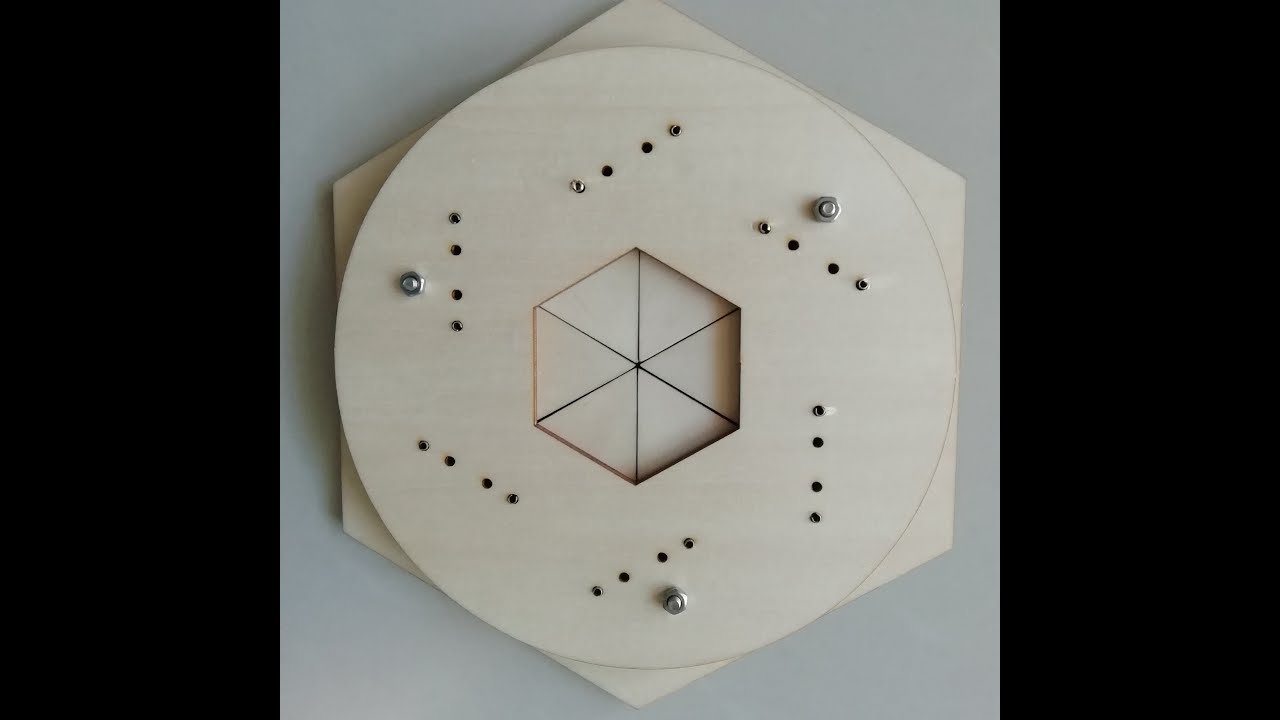 Mecanismo de iris deslizante para corte por l&aacute;ser-6 cuchillas Modelo de impresión 3D