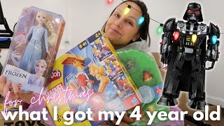 WHAT I GOT MY 4 YEAR OLD FOR CHRISTMAS (..so far)