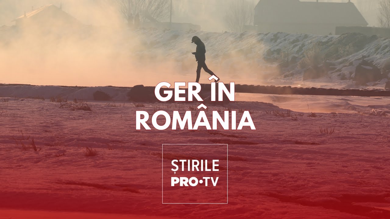 Un val de ger a cuprins România. Capitala a avut -12 grade Celsius