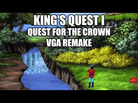 KING'S QUEST I (VGA Remake) Adventure Game Gameplay Walkthrough - No Commentary Playthrough