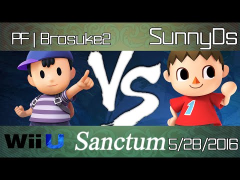 Sanctum: PF | Brosuke2 (Ness) vs. SunnyDs (Villager) - Smash 4 Singles