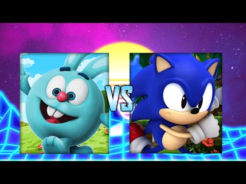 Krash vs Classic Sonic (Kikoriki vs Sega)| Fan Made Fictional Versus Trailer