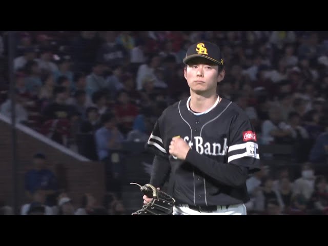 【8回裏】ホークス・川口冬弥 2イニングをパーフェクトに抑える好リリーフを見せる!! 2025年7月11日 東北楽天ゴールデンイーグルス 対 福岡ソフトバンクホークス