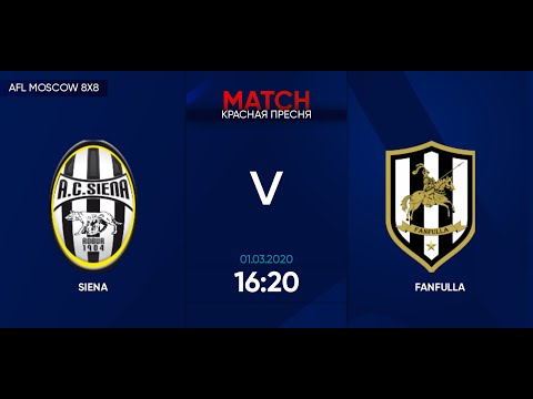 AFL20. Italy. Serie D. Day 1. Siena - Fanfulla