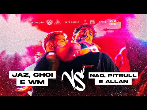 (COBROU DA FMS 😱🤬 ) JAZ, CHOI E WM X NAD, PITBULL E ALLAN FREESTYLE | 1º FASE | TORRE 8 ANOS