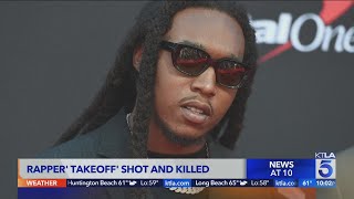 Migos rapper Takeoff shot and killed in Houston