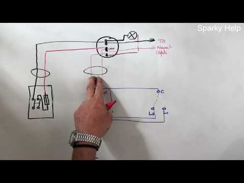 Domestic Lighting Circuits made easy, circuit diagrams, 1 way 2 way or 3 switches (intermediate)
