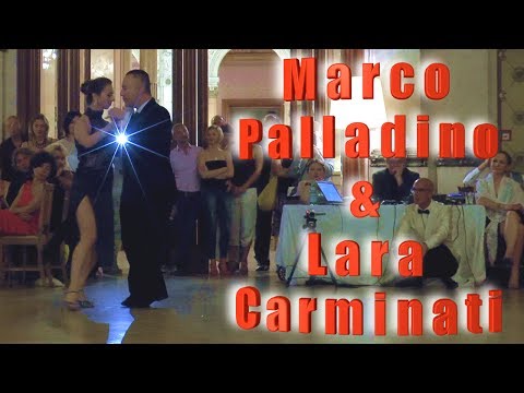  Lara Carminati  and  Marco Palladino  are  dancing  to  the  tango  "  Merceditas  "  by  Osmar Maderna  in  2017