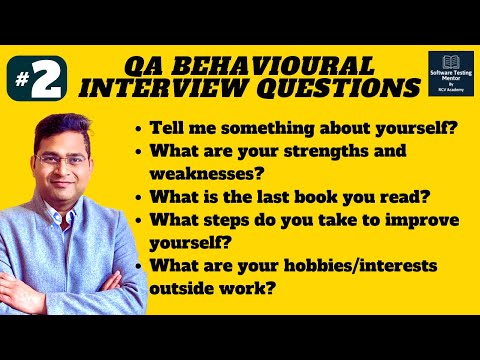 Software Testing Behavioral Interview Questions and Answers Part 1