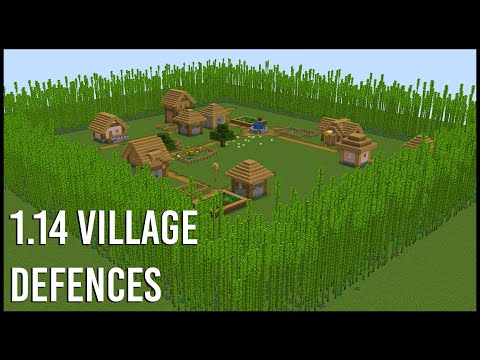 EASY Ways To Defend A 1.14 Minecraft Village