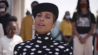 “Lift Every Voice and Sing“ Alicia Keys performance w/ narration by Anthony Mackie