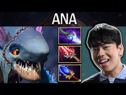 Slark Dota 2 Gameplay Ana with 23 Kills and Diffusal Blade