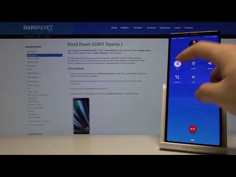 Incoming Call on SONY Xperia 1 – Hang / Mute / Answer Call