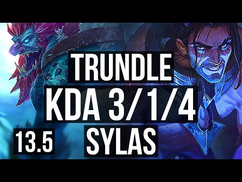 TRUNDLE vs SYLAS (JNG) | 3/1/4 | KR Challenger | 13.5