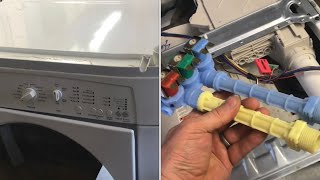 Replacing washing machine water inlet valve for Frigidaire Kenmore K-75821-01 134371220