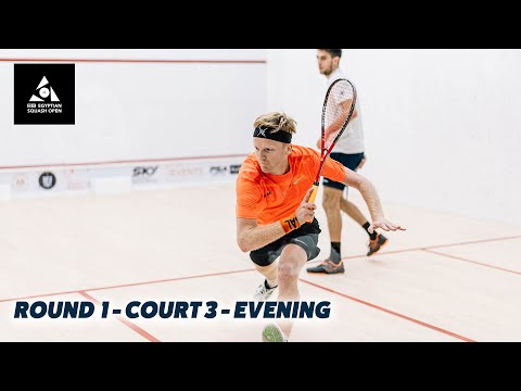 CIB Egyptian Open 2020 - Court 3 Livestream - Rd 1 Evening Session