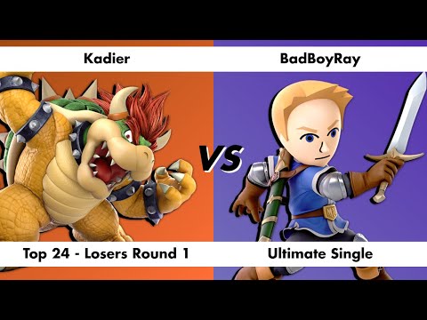 The Wifi Series #31: Top 24 - Losers Round 1: Kadier (Bowser) vs BadBoyRay (Mii Swordfighter)