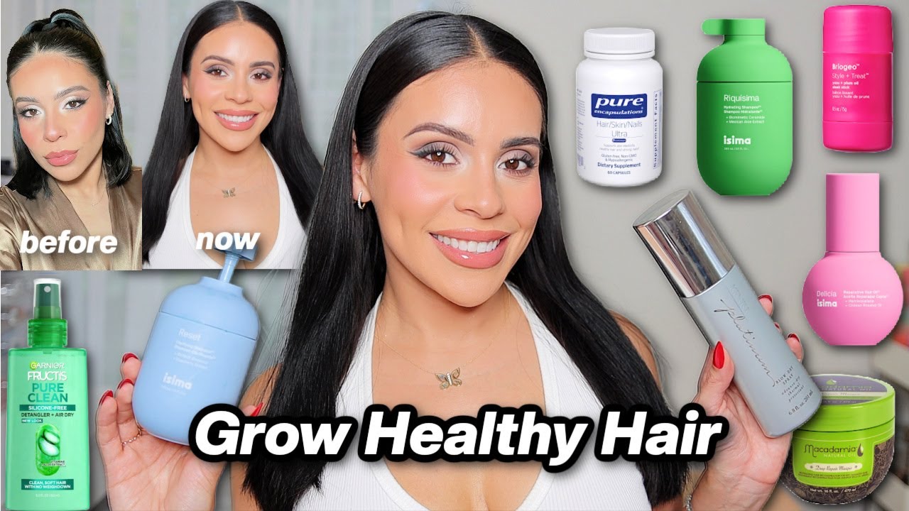 How I Keep My Hair Healthy & Strong 💧🌸 (Full Routine)