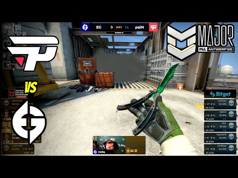 PaiN vs Evil Geniuses | PGL Major Antwerp 2022 Americas RMR | CSGO Highlights