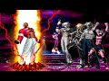KOF Mugen D Yashiro Rhythm Vs KOF Bosses Team
