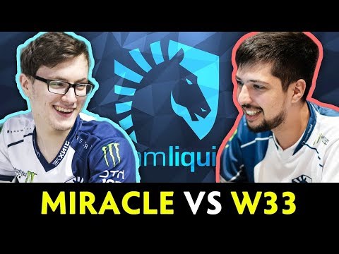 Miracle vs w33 - Miracle End w33 7 streaks ! Ranked Game Dota2 7.22