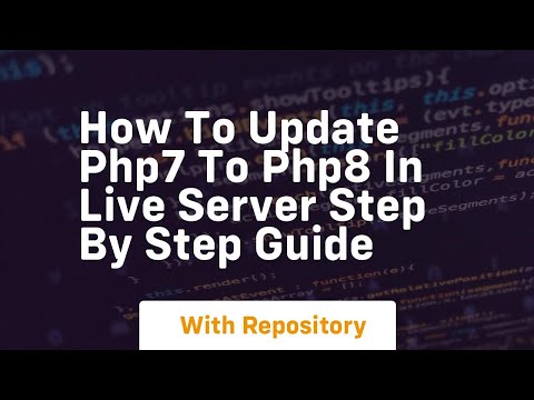 How to update php7 to php8 in live server step by step guide