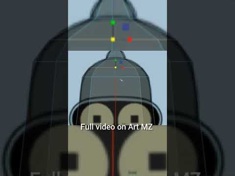 Character 3d modeling. Futurama Bender. Autodesk Maya tutorial