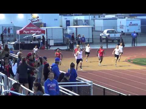 OpenB Heat 3 200m vs Servite & Rosary 3-9-16 - Los Alamitos Boys