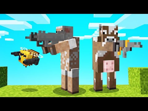 The FIRST MOB ARMY In MINECRAFT... (Hilarious)