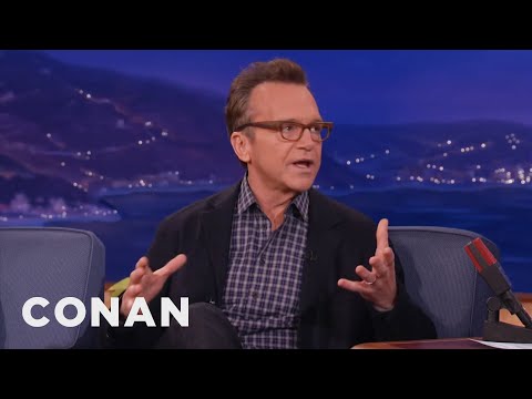 Tom Arnold Works Out With Arnold Schwarzenegger | CONAN on TBS