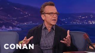Tom Arnold Works Out With Arnold Schwarzenegger | CONAN on TBS