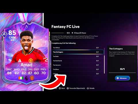 How to Complete Fantasy FC Live Objectives in FC 26 Ultimate Team