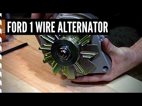 How to install and clock a Ford one wire alternator!