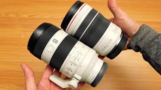 Canon RF 70-200mm F4 L IS & Sony FE 70-200mm F4 Macro G OSS II | Lens Body Comparison