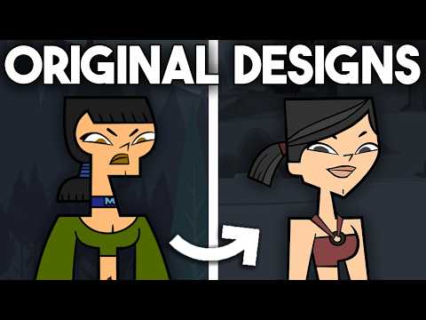 All Total Drama Original Designs REVEALED