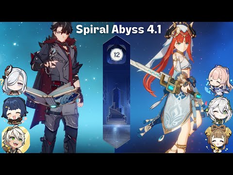 C0 Wriothesley Melt & C0 Nilou Bloom Spiral Abyss 4.1 | Genshin Impact
