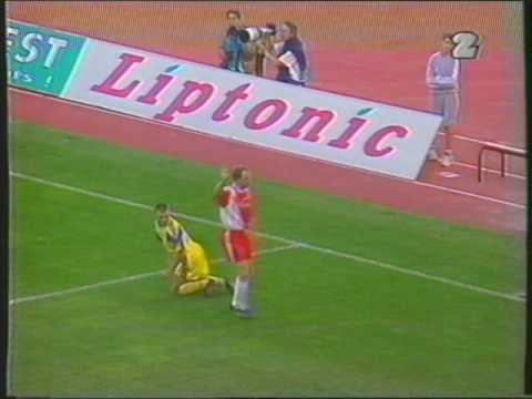 AS Monaco - Hutnik Kraków 3:1 Puchar UEFA 96/97 (I połowa)