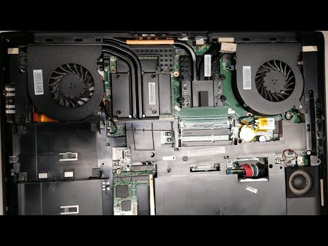 MSI GT72 2QE Dominator Pro Disassembly RAM SSD Hard Drive Upgrade Repair Part 2