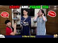 SORRY AND THANK YOU Ep 697 Family Moral Story Aayu And Pihu Show
