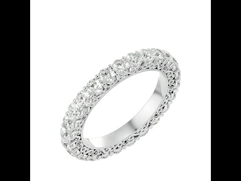 Inel Eternity Dazzling Briliant Aur 18k Pure Diamonds - Ramona