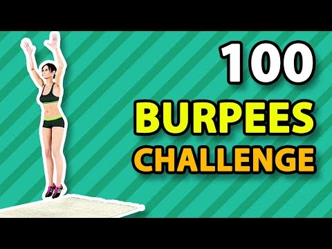 100 Burpees Challenge With 1 Minute Break for Each 20 Burpees