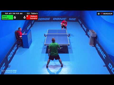 19:40 Serhii Kalenyk - Maksym Deineha 03.08.2023 TT Euro.Cup Ukraine Master. Table 4