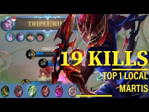 19 Kills with no death!! Martis insane damage build. legendary Gameplay (MVP)