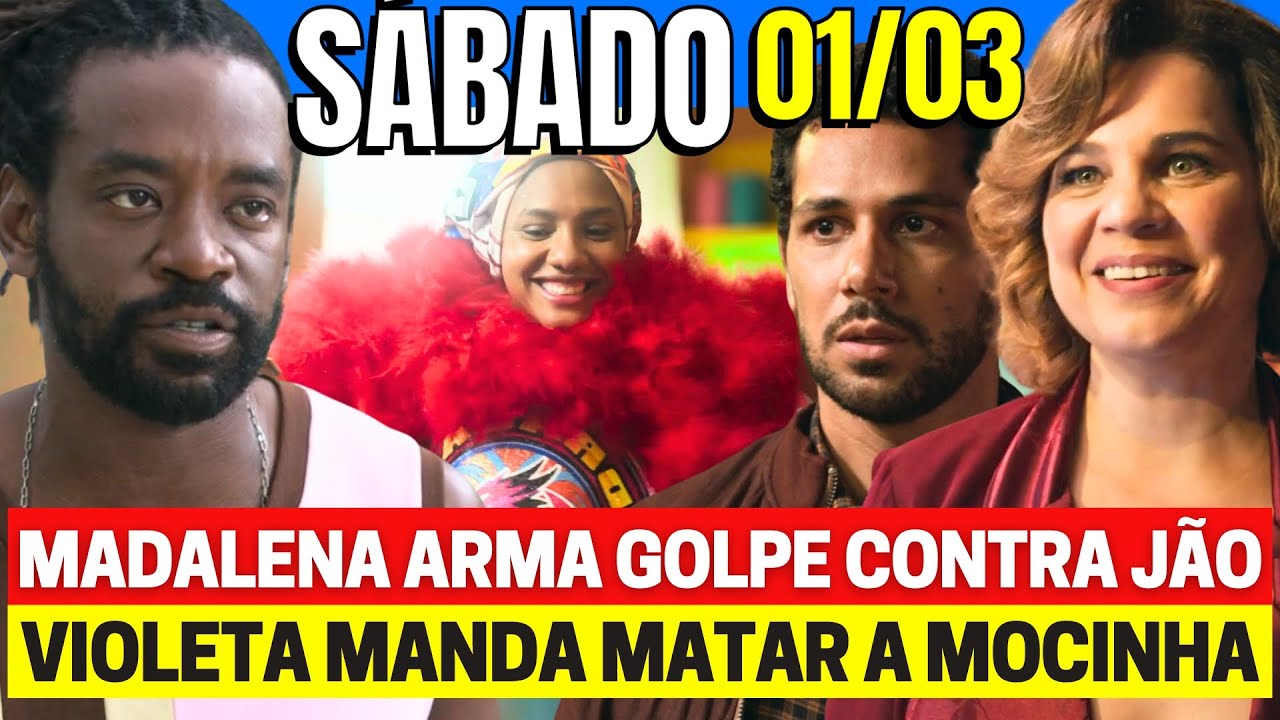 VOLTA POR CIMA Capítulo de hoje SÁBADO 01/03 - Resumo Completo Novela das 7h assistir GLOBO ao vivo