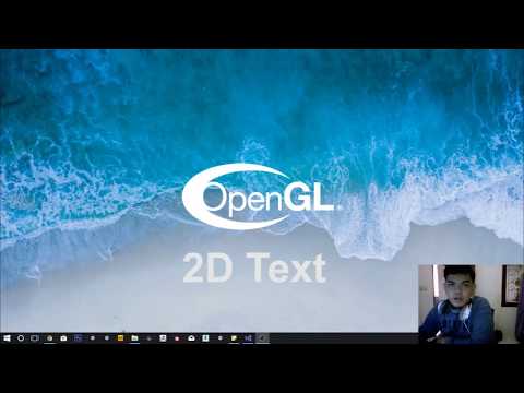 OpenGL Tutorial : 2D Text by Gilang R.E. Gitarana TMDG 12 ITB