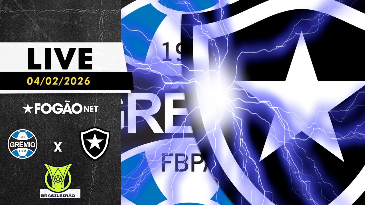 LIVE | Pré-jogo de Grêmio x Botafogo pela 2ª rodada do Brasileirão-2026
